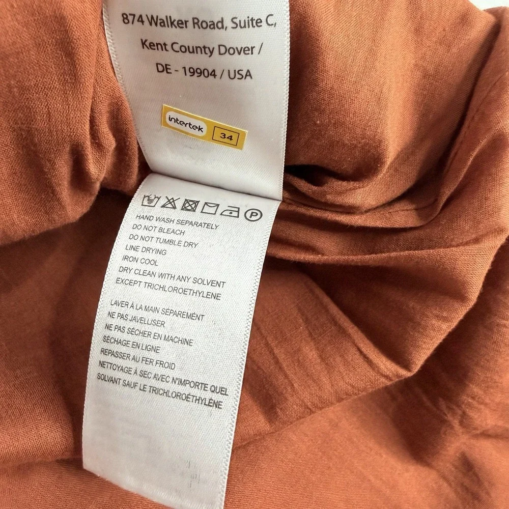 FARM Rio for Anthropologie Maxi skirt Rusty Brown Embroidered Horse Layered XS